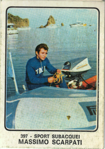 figurina campioni dello sport panini 1973:74 sport subacquei n°397 massimo scarpati.jpeg figurina campioni dello sport panini 1973:74 sport subacquei n°397 massimo scarpati.jpeg