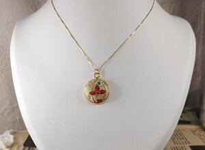 collana Florixedda in broccato sardo Furighedda