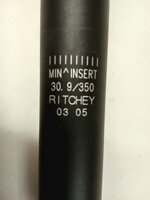 reggisella-ritchey-wcs-alluminio-d-309-x-l-350-mm-nuovo-euro-7000