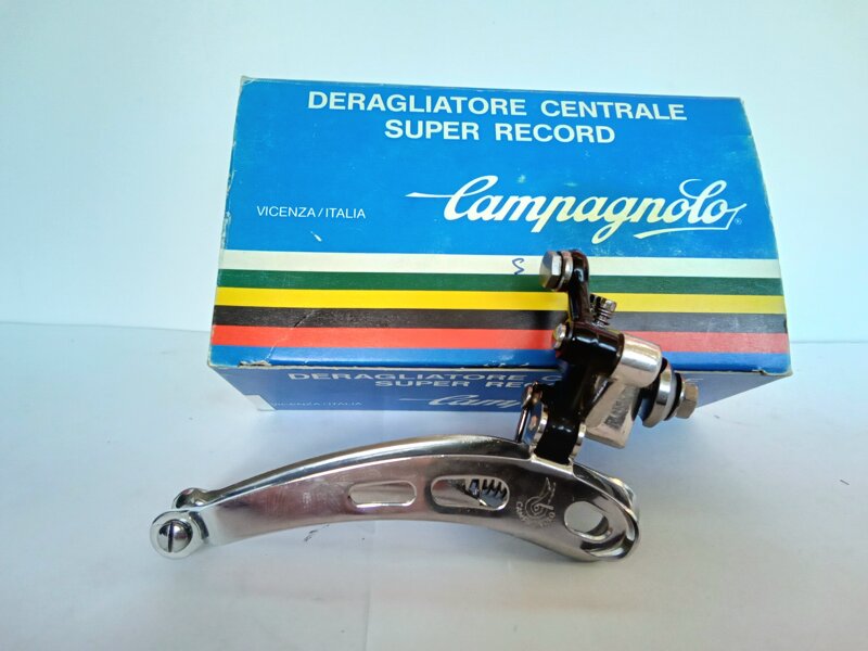 Vintage Campagnolo C Record Deragliatore Anteriore a saldare