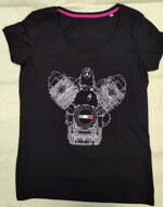 t-shirt-motore-nera-donna