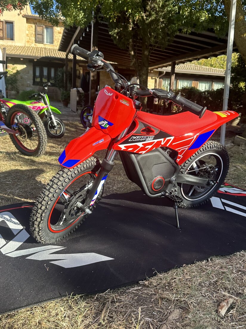 motori & vip minicross elettrico per bambini cvm warrior kids mini moto palermo motocross