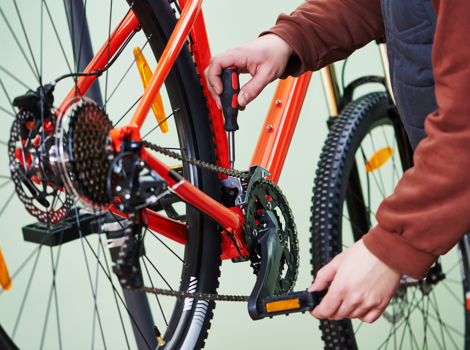 riparazione bici