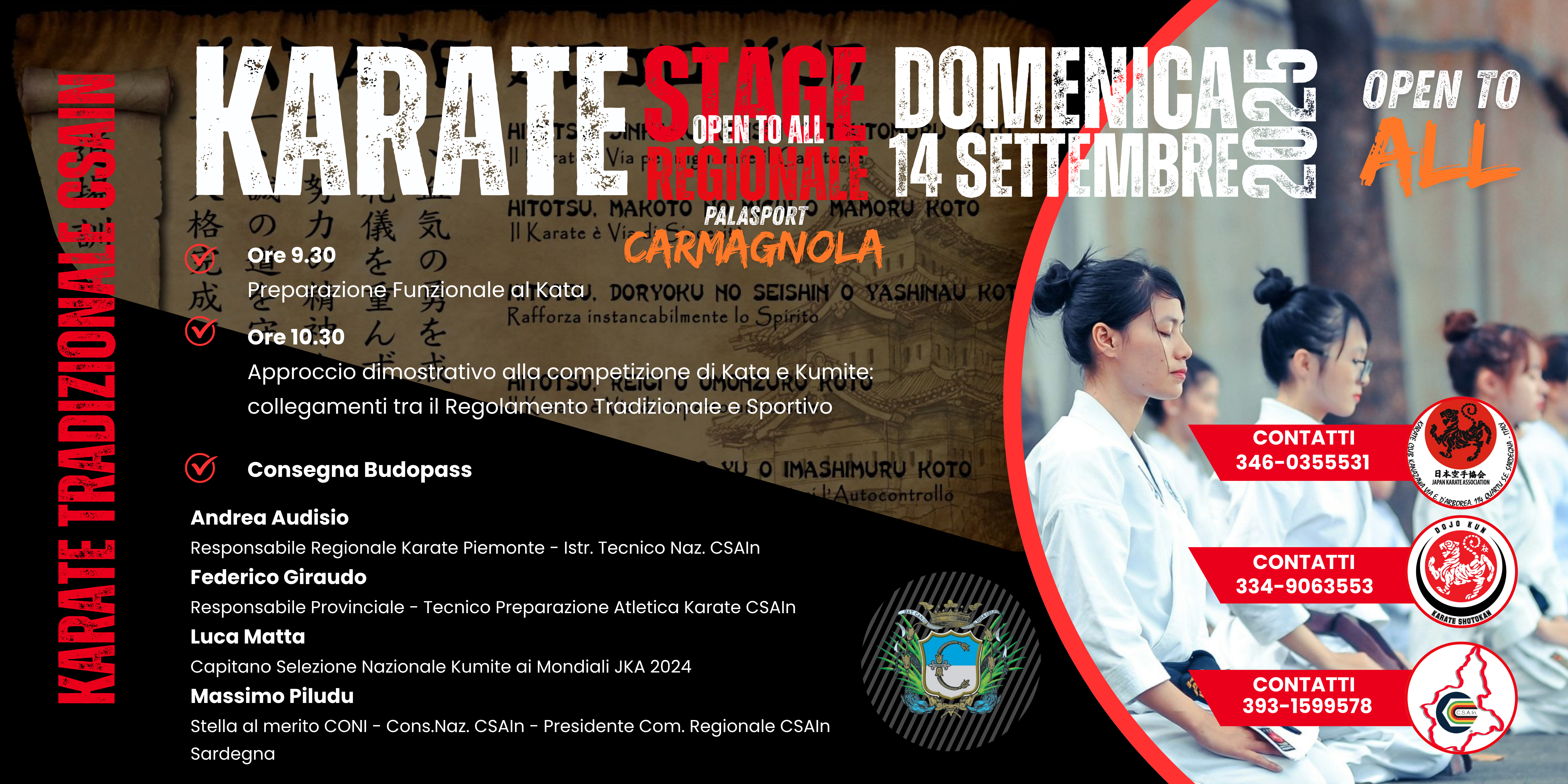 STAGE REGIONALE KARATE CSAIN
