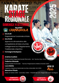 14 SETTEMBRE STAGE REGIONALE
