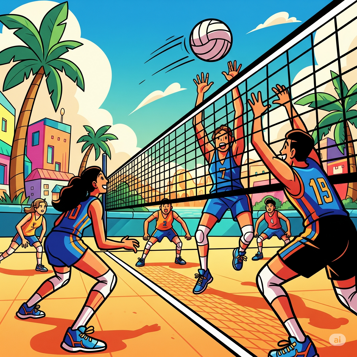 felix volley ball game 