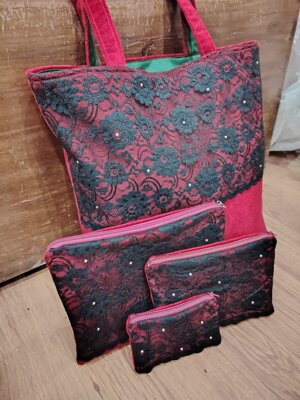 tote-bag-e-pochette-pizzo-nero