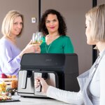 friggitrice-ad-aria-innovagoods-fryinn-double-8000-nero-3400-w-8-l-acciaio-inossidabile