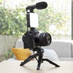 kit-vlogging-con-luce-microfono-e-telecomando-plodni-innovagoods-6-pezzi