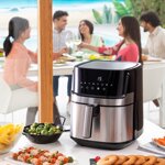 friggitrice-ad-aria-innovagoods-fryinn-pro-5500-nero-1700-w-55-l-acciaio-inossidabile