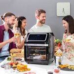 friggitrice-ad-aria-innovagoods-fryinn-pro-max-12000-nero-1800-w-12-l-acciaio-inossidabile