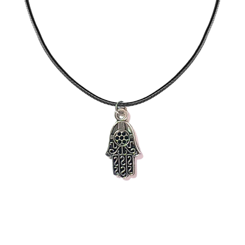 collana-in-corda-nera-con-ciondolo-mano-di-fatima-decorata