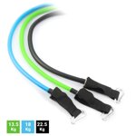 set-di-bande-di-resistenza-con-accessori-e-manuale-per-gli-esercizi-tribainer-innovagoods-3-unita