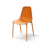 sedia-moderna-in-polipropilene-arancione-set-da-4