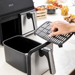 friggitrice-ad-aria-innovagoods-fryinn-double-8000-nero-3400-w-8-l-acciaio-inossidabile