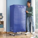 asciugatrice-elettrica-portatile-a-2-altezze-dupledry-blue-innovagoods-1200-w