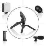 kit-vlogging-con-luce-microfono-e-telecomando-plodni-innovagoods-6-pezzi