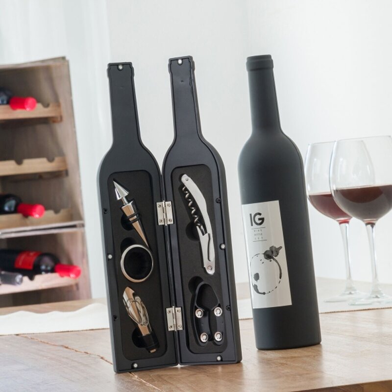 astuccio-a-bottiglia-per-utensili-vino-innovagoods-5-pezzi