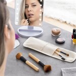 set-di-pennelli-da-trucco-in-legno-con-custodia-di-trasporto-miset-innovagoods-5-unita