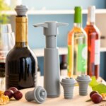 pompa-per-sottovuoto-e-tappi-per-il-vino-winuum-innovagoods-4-tappi-di-sughero