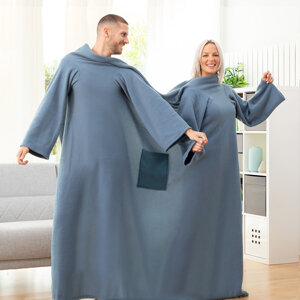 coperta-con-maniche-doppia-con-tasca-centrale-doublanket-innovagoods