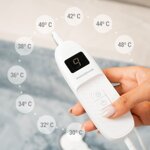 coperta-elettrica-heklet-innovagoods-bianco-grigio-130-x-180-cm-160-w