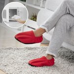 pantofole-riscaldabili-in-microonde-innovagoods-rosso
