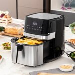 friggitrice-ad-aria-innovagoods-fryinn-pro-5500-nero-1700-w-55-l-acciaio-inossidabile