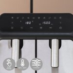 friggitrice-ad-aria-innovagoods-fryinn-double-8000-nero-3400-w-8-l-acciaio-inossidabile