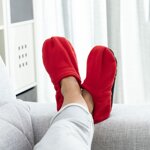 pantofole-riscaldabili-in-microonde-innovagoods-rosso
