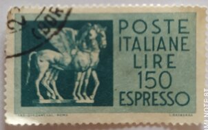 1966 esprssi cavalli alati carta normale l 150.jpeg 1966 esprssi cavalli alati carta normale l 150.jpeg