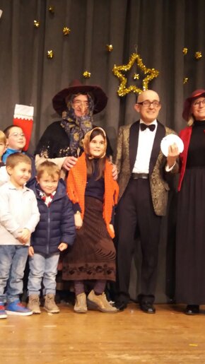 Befana Gattatico Foto con befana ( quella con il cappello)