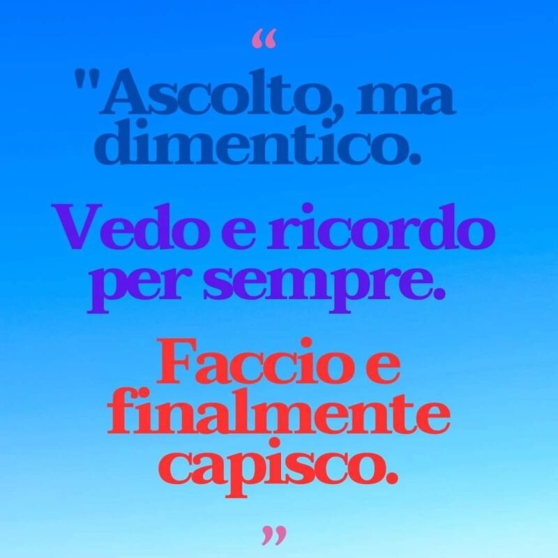 Ogni passo concreto è un mondo compreso