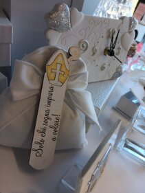 Sacchetto con segna libro - Orologio