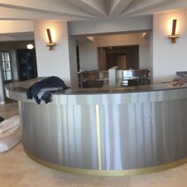 Grand Hotel Torre Fara Costruzione Banco Bar su misura 2021