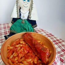 cavatelli e carne di maiale