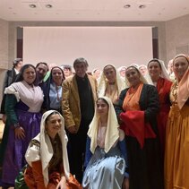 Con l'etnomusicologo Giuseppe Michele Gala