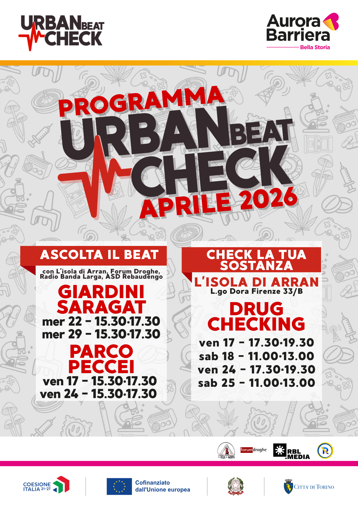 Urban Beat Check Programma Aprile 2026