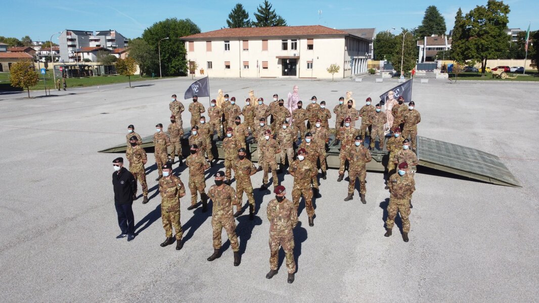 Fig. 1: Cerimonia conclusiva del corso guastatori