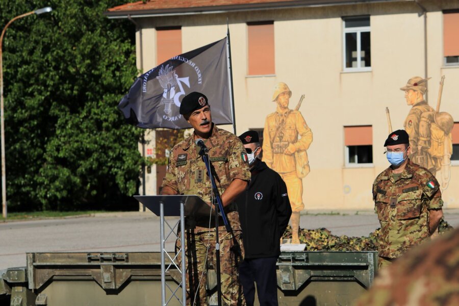 Fig. 3: Cerimonia conclusiva del corso guastatori