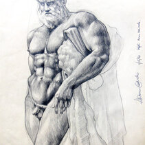 Studio sull'Ercole farnese, 1993