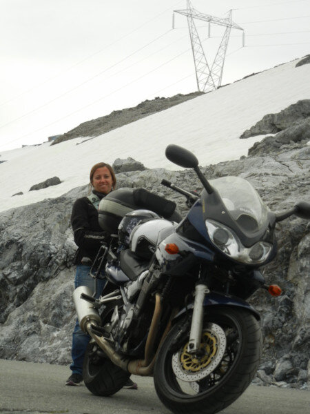 Stelvio in moto
