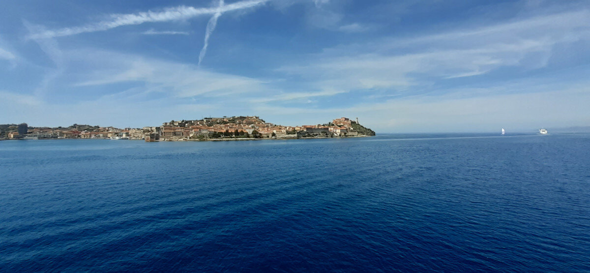 Portoferraio in moto
