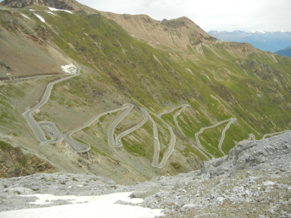Stelvio in moto