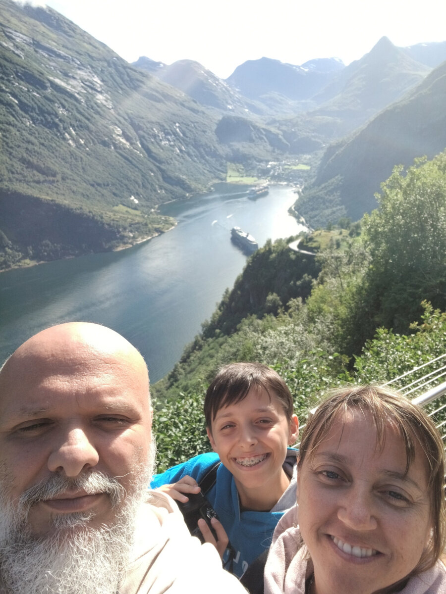 fiordo di Geiranger in camper