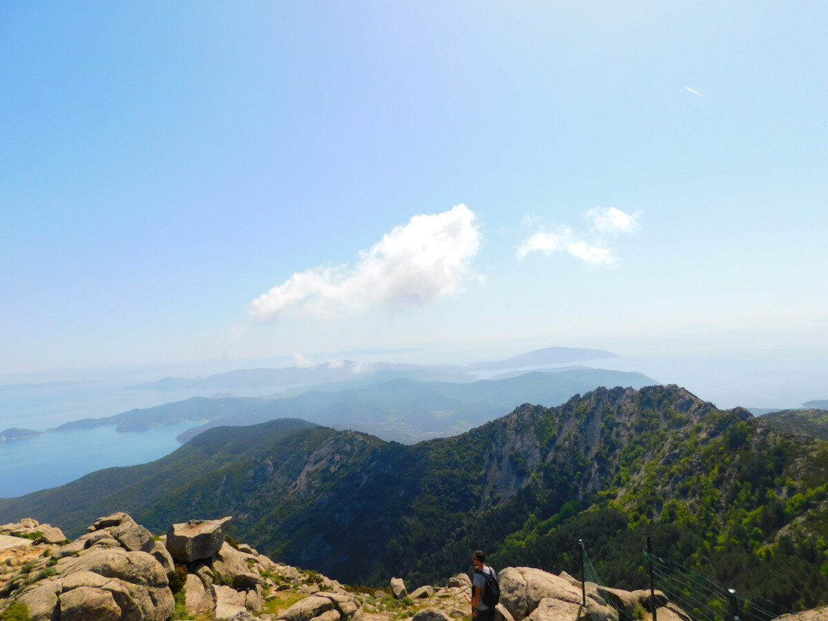 Monte Capanne in moto