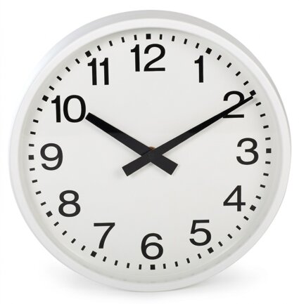 Orologio analogico industriale interno ed esterno Modustime monofacciale e bifacciale in alluminio proposto da DMD Asti Italia
