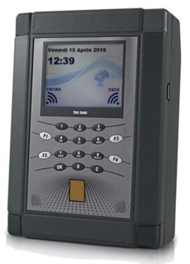 Terminale TBS5000 Biometrico e Mifare 13,56MHz per rilevazione presenze - DMD OROLOGI ITALIA