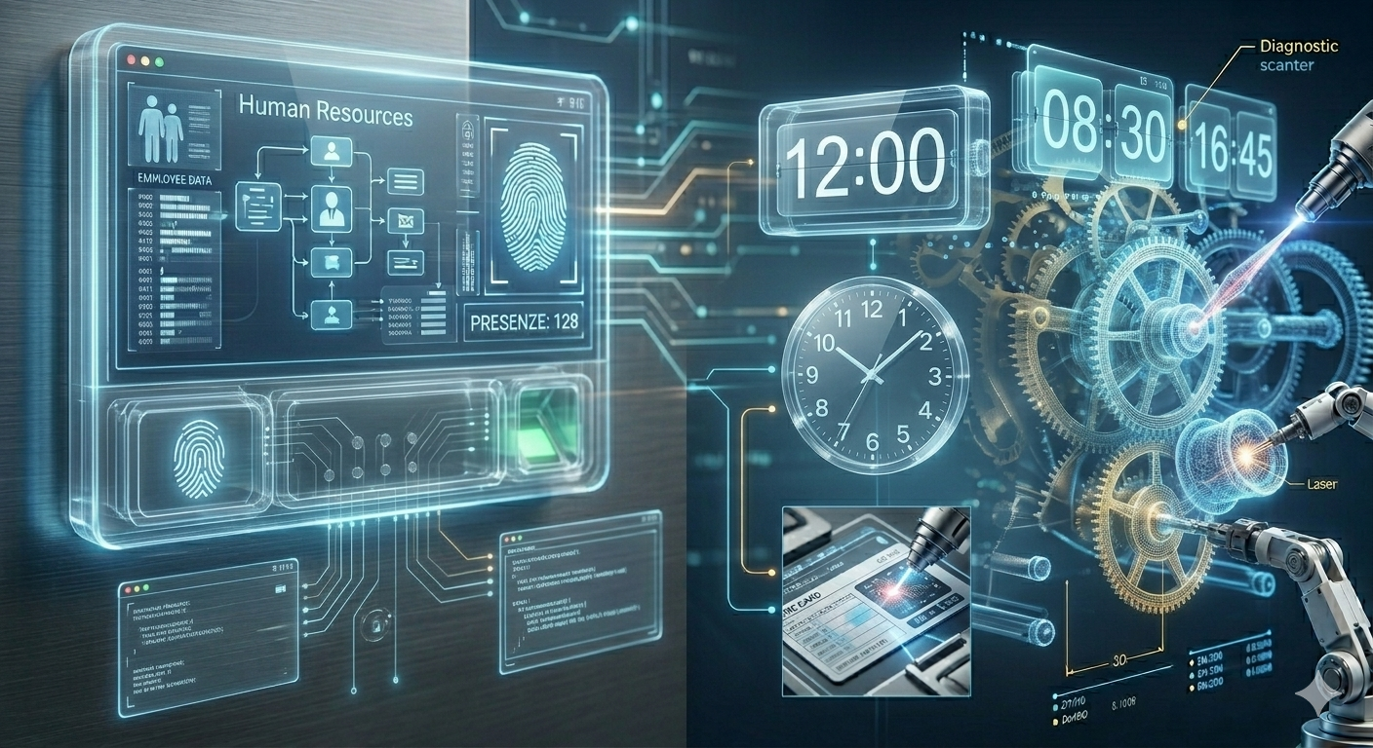 Sistemi digitali DMD Orologeria: rilevazione presenze e controllo accessi con assistenza in tutta Italia.