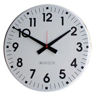 Orologio analogico industriale in ABS Ecat Gold monofacciale e bifacciale proposto da DMD Asti Italia.